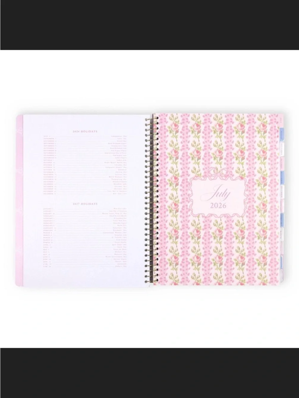 LoveShackFancy x Target - Yoobi Monthly and WeeklyPlanner 7